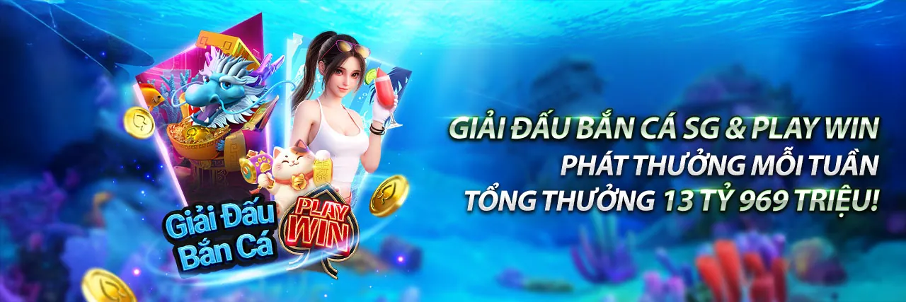 Hình ảnh chính game bắn cá 789bet với đại dương vàng và cá rực rỡ